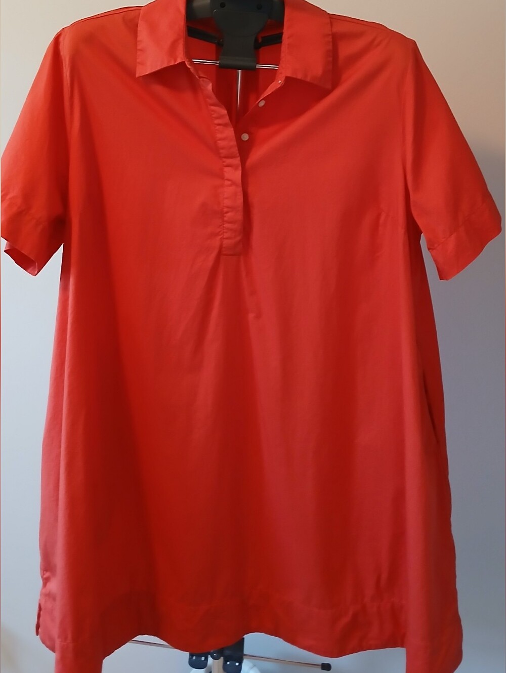 Old Navy Lava Flow Shirt Dress with pockets XL